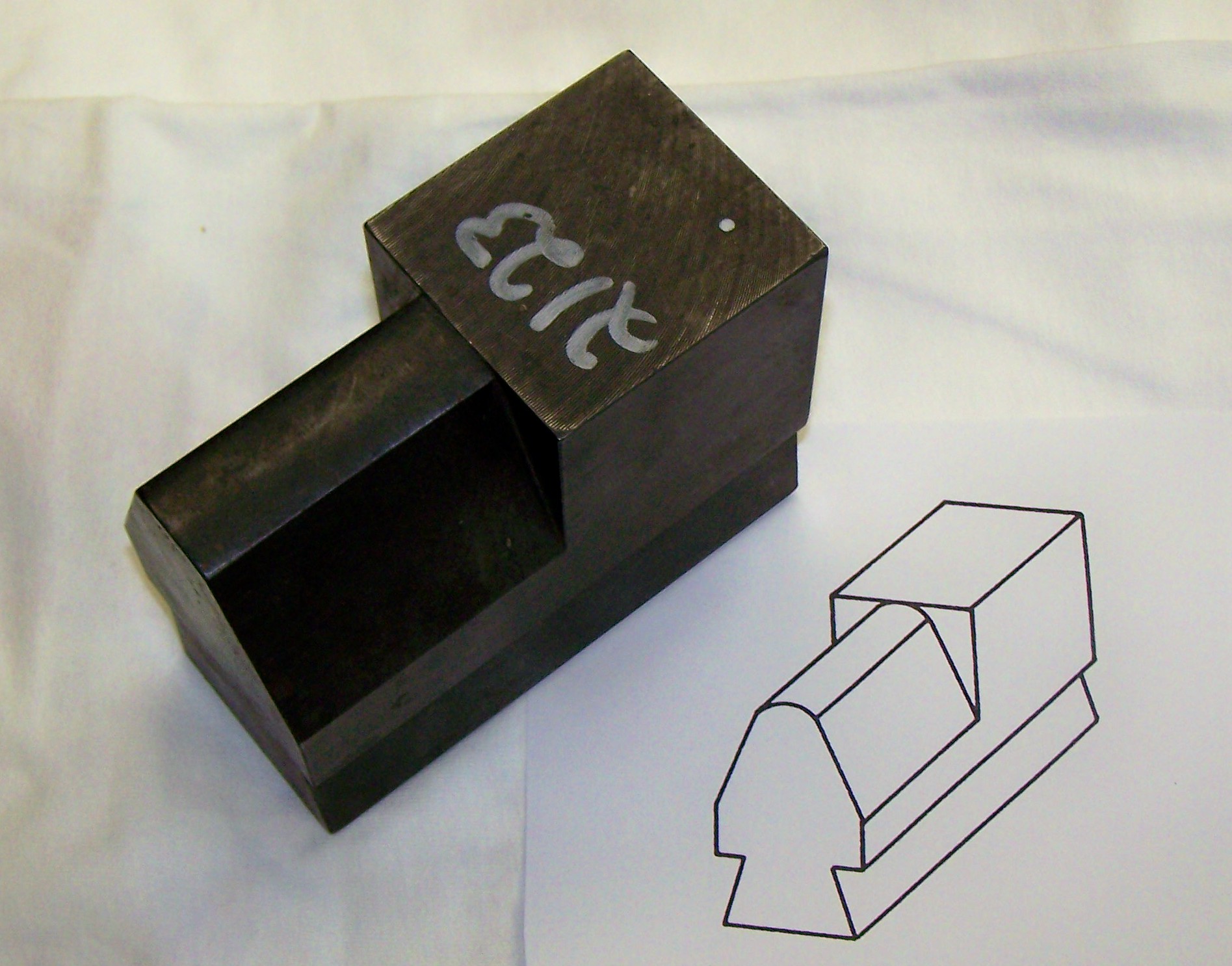 2123 Combined - Half Flat and Half Hammer Edge Die